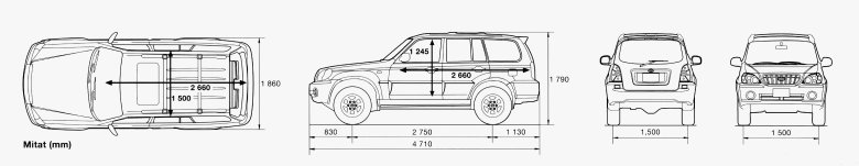 Toyota land cruiser prado 120 чертеж