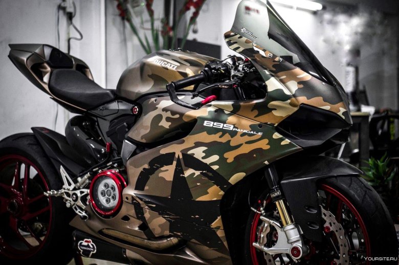 Мотоцикл камуфляж