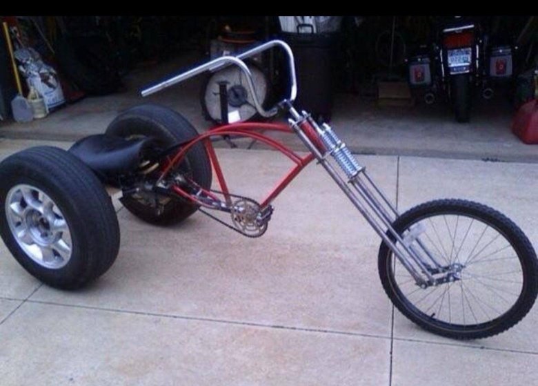 Трехколесный велосипед кастом