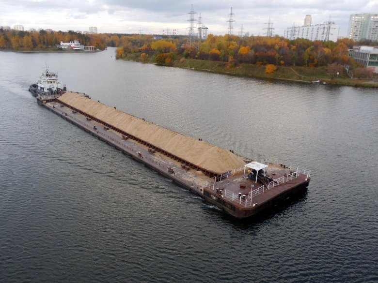 Бункерная баржа проекта р169