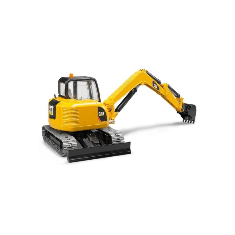 Экскаватор гусеничный cat с отвалом bruder