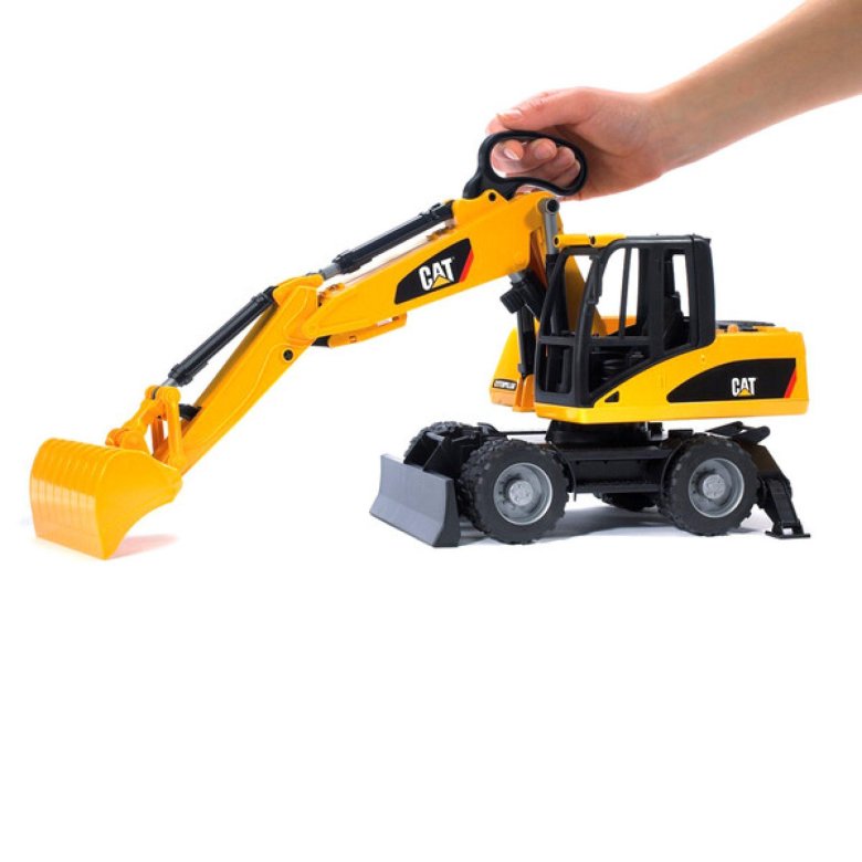 Bruder экскаватор колесный cat