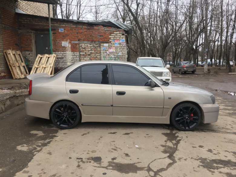 Hyundai accent на 17 дисках