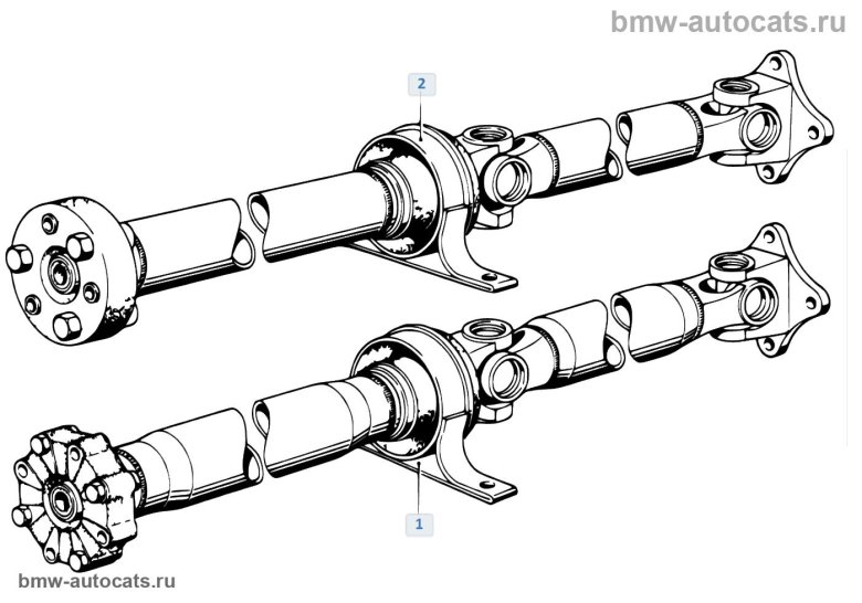 Bmw вал карданный