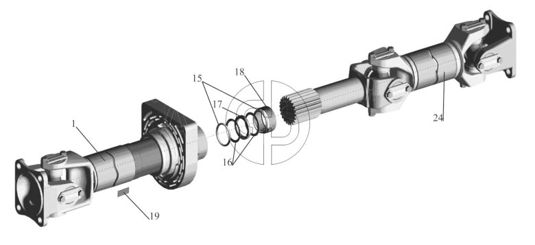 Вал карданный маз 4370