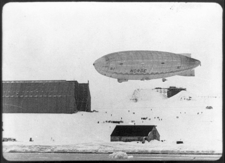 Амундсен и дирижабль норвегия