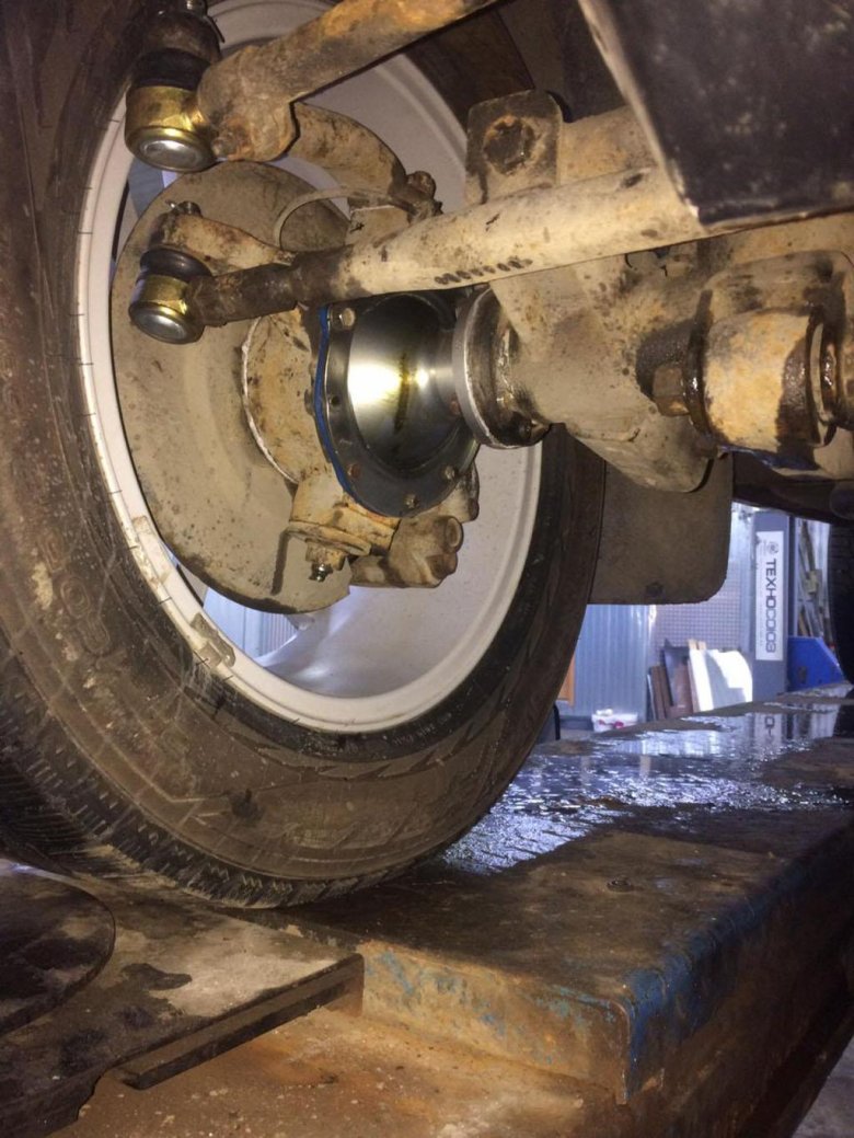 Мост и шкворни уаз