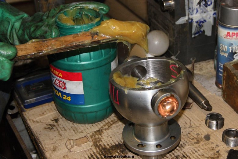 Замена шкворней уаз буханка