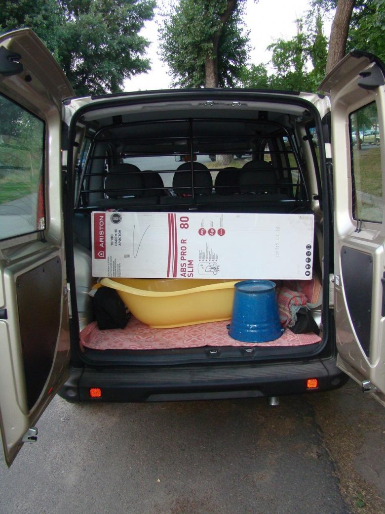 Фиат добло багажник