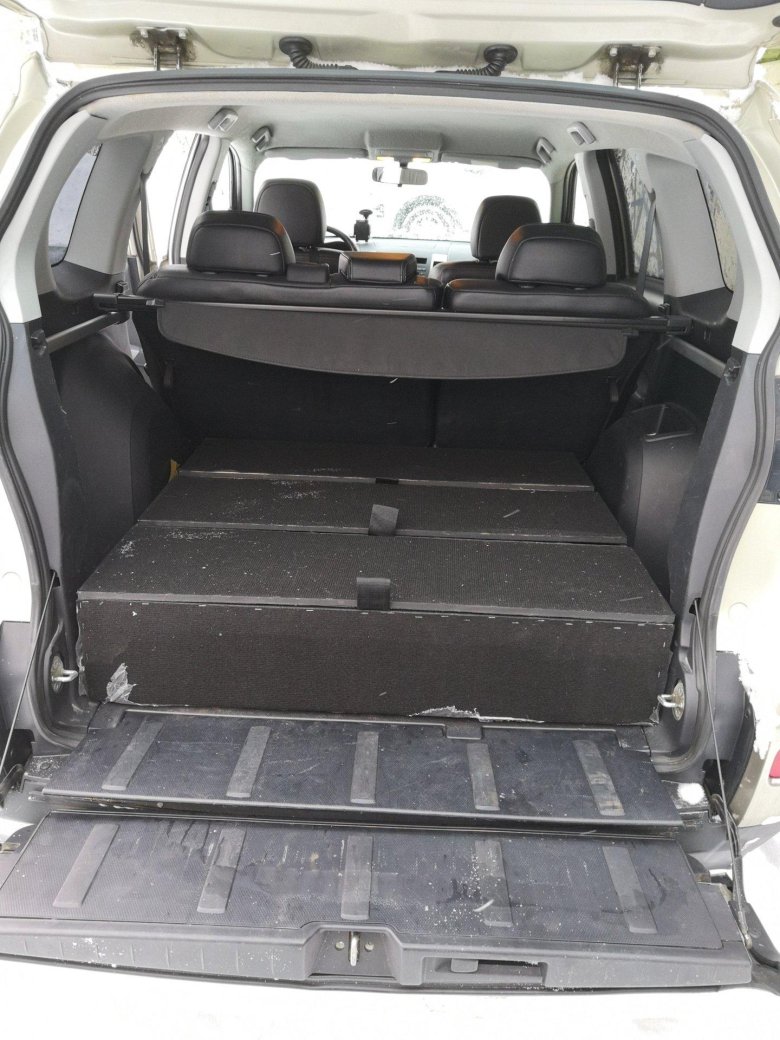 Mitsubishi outlander 2 багажник