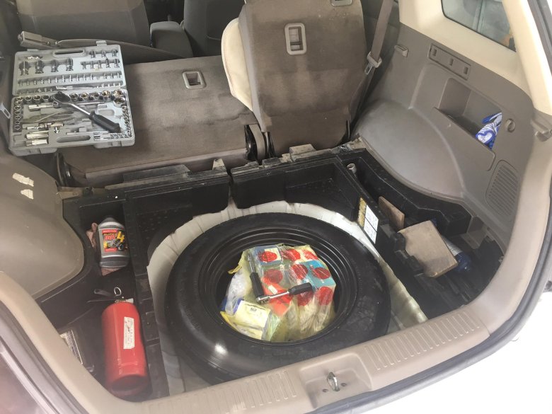 Mitsubishi outlander 1 поколение запаска