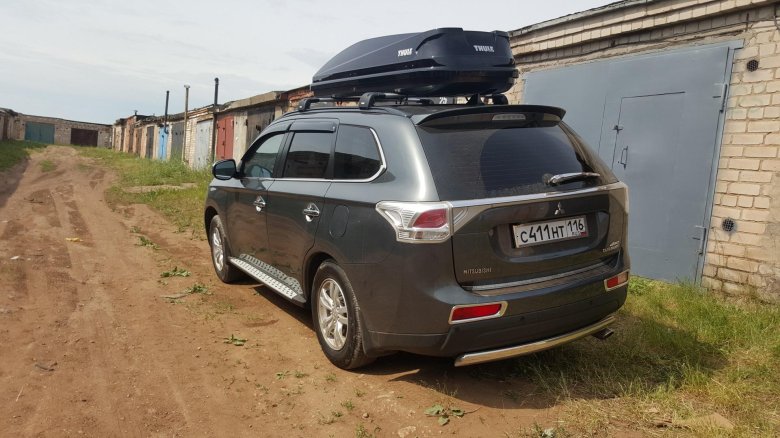 Багажник на mitsubishi outlander 3