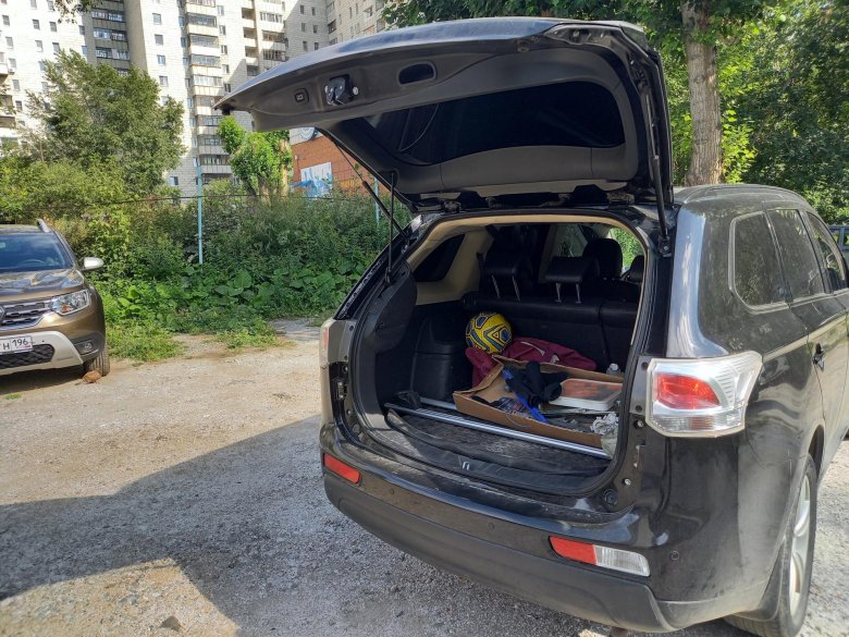 Электропривод багажника outlander 3