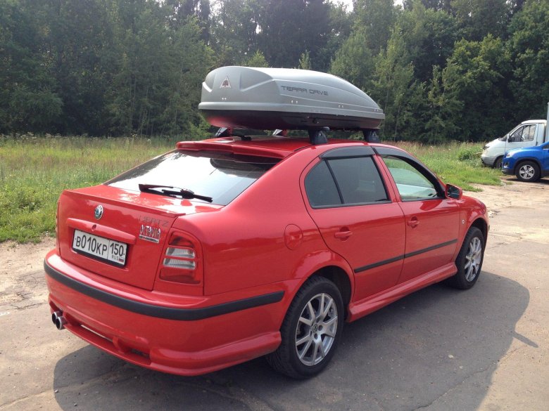 Багажник на крышу skoda octavia