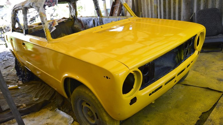 Ваз 2101 желтая