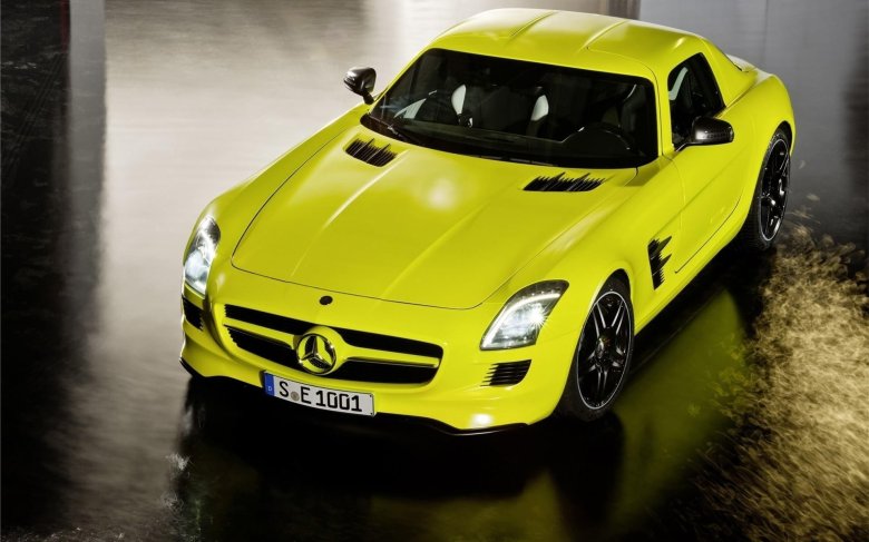 Mercedes benz sls amg e cell