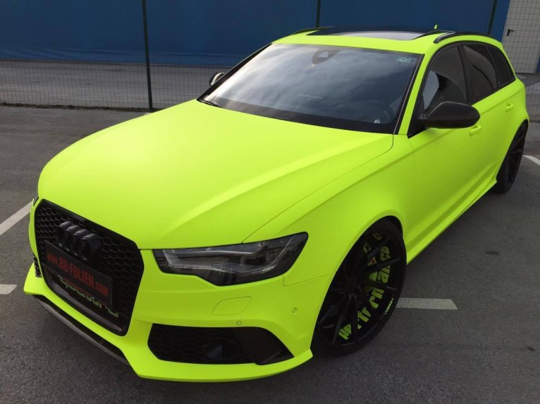 Audi rs6 лаймовая
