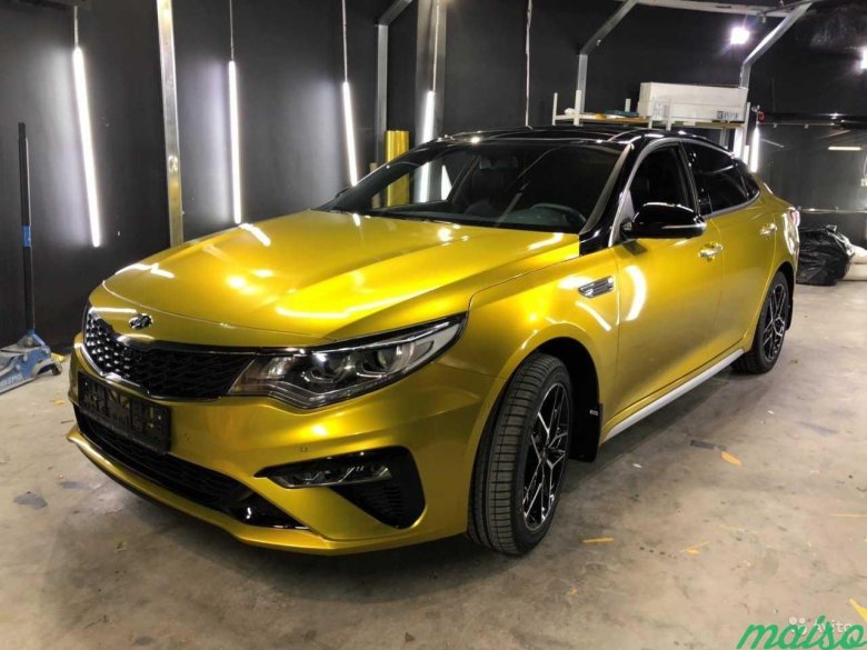 Киа оптима желтая