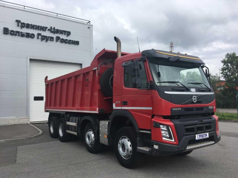 Volvo fmx 8x4 самосвал
