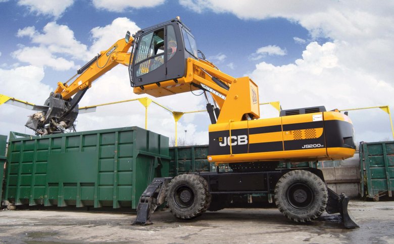 Колесный экскаватор jcb js200w