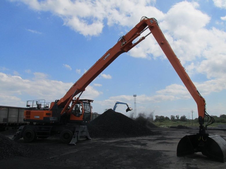 Е350wh экскаватор-перегружатель колесный