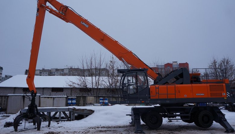 Экскаватор-перегружатель колесный e230wh