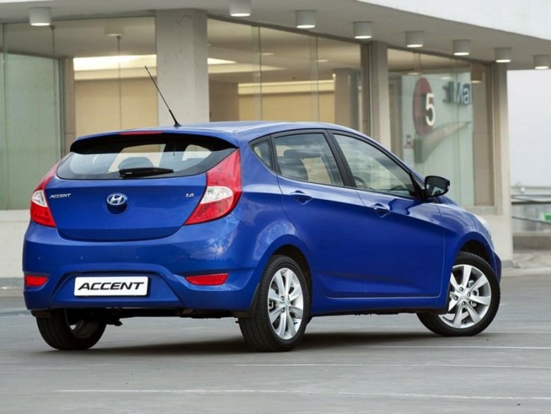 Hyundai акцент хэтчбек