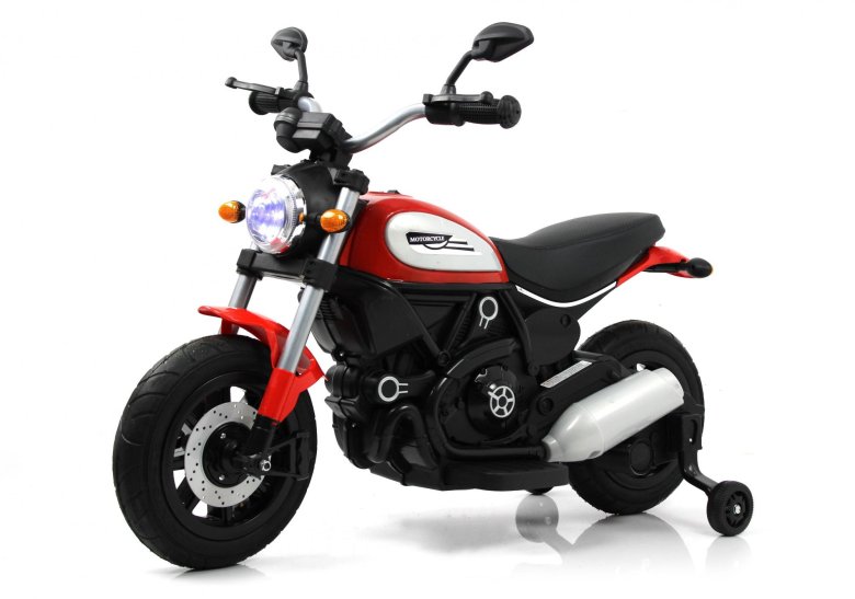 Детский мотоцикл qike чоппер красный
