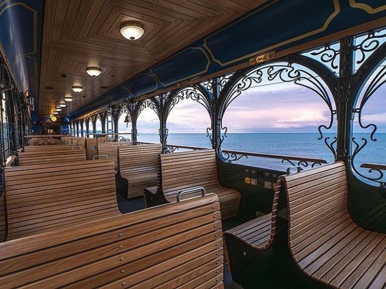 Туристический поезд в абхазию