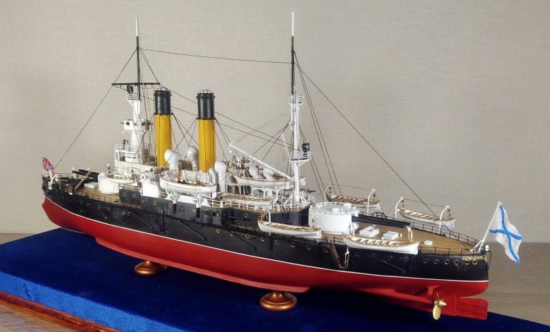 Броненосец береговой обороны адмирал ушаков модель