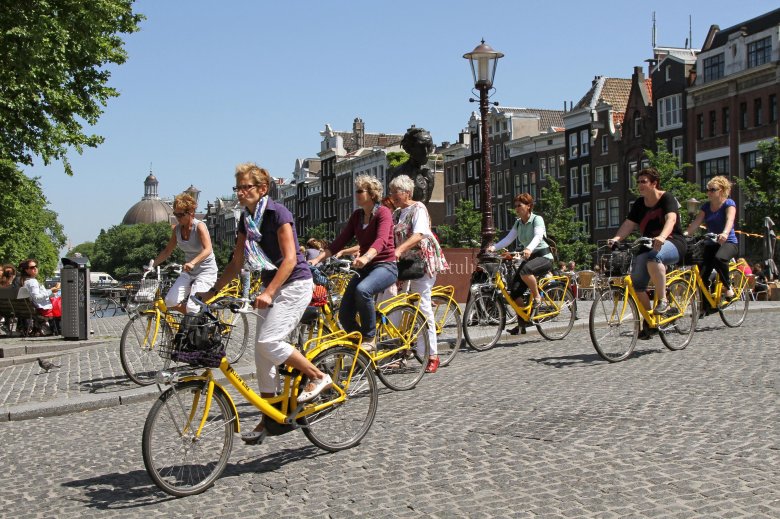 Амстердам велосипедная столица