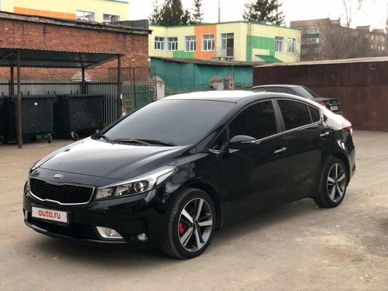 Kia cerato 2017 черная