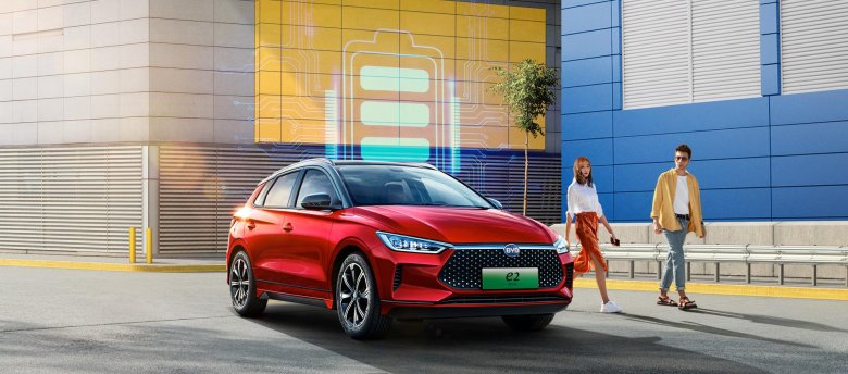 Byd e 2 электромобиль