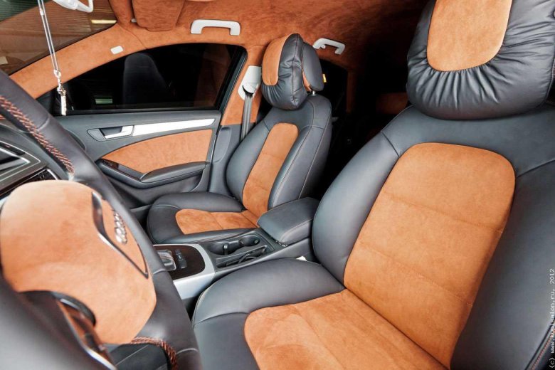 Салон бентли алькантара