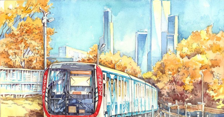 Железная дорога художник александр журавлев