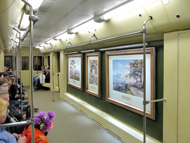 Поезд музей московского метрополитена