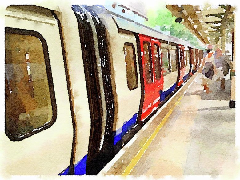 London underground train