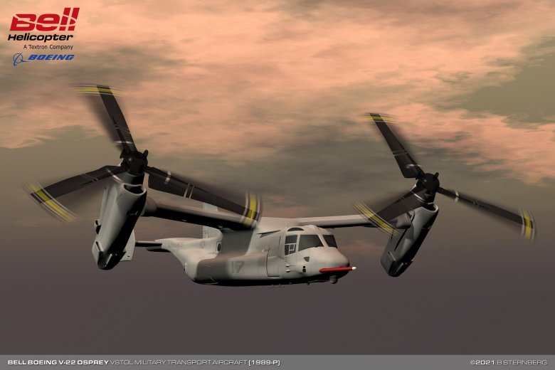 Конвертоплан mv-22b osprey