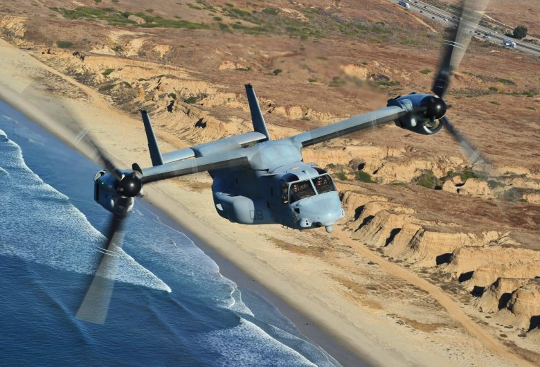Конвертоплан bell v-22 osprey
