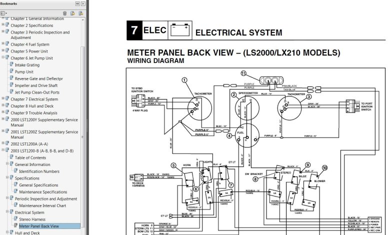 Electrical wiring diagram