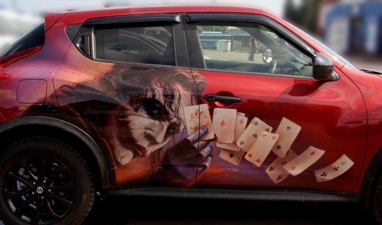 Аэрография на автомобиле