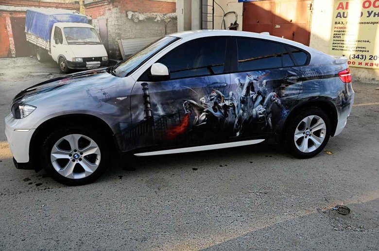 Bmw x6 винилография