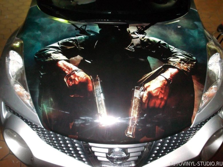 Аэрография на капот