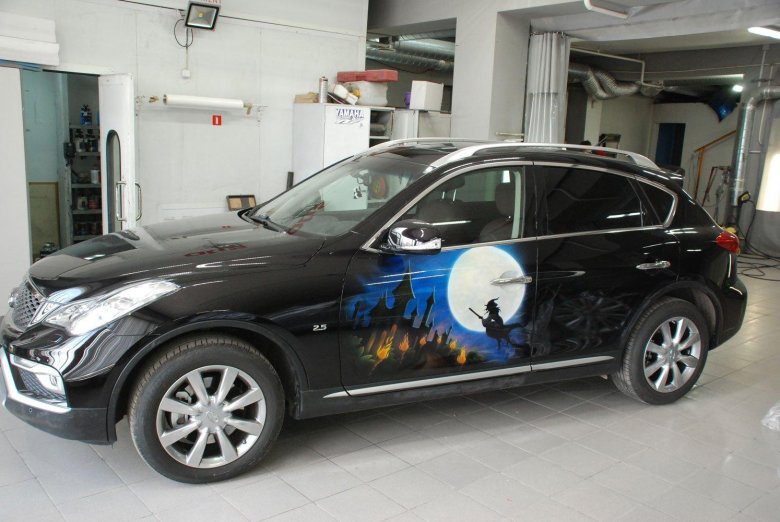 Аэрография на инфинити фх 35