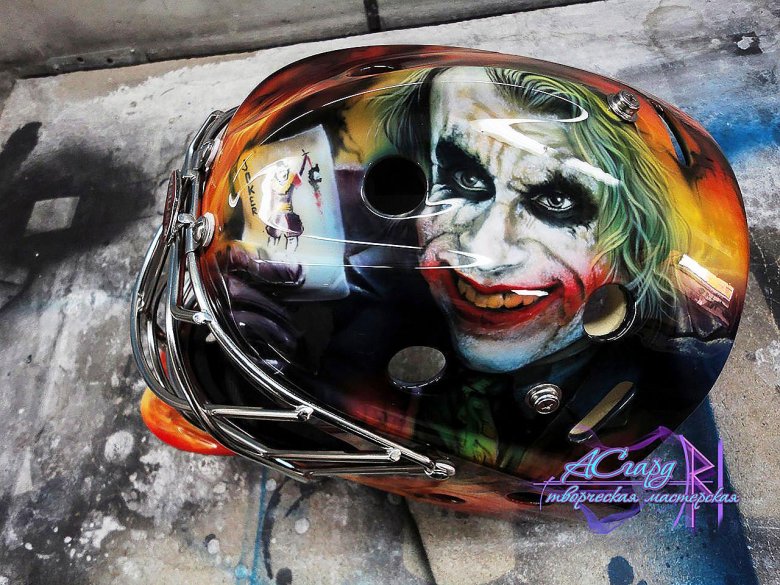 Аэрография на шлем