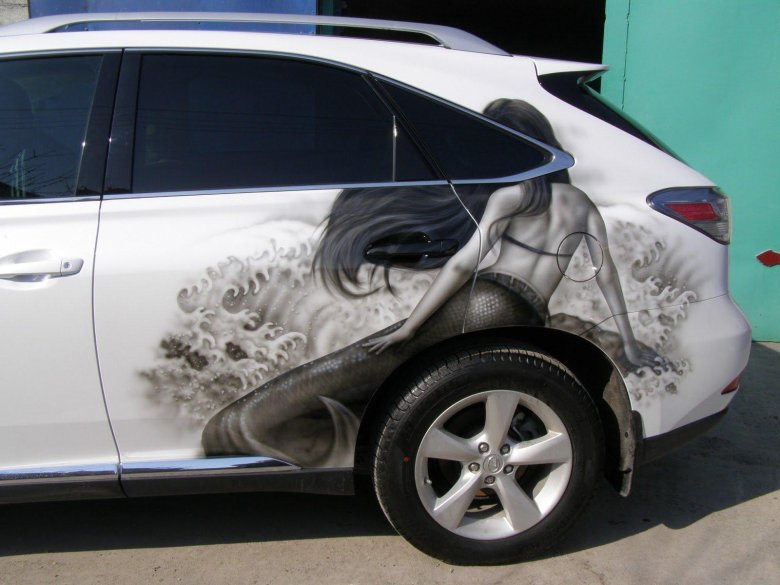 Аэрография на авто