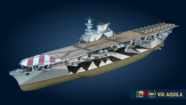 Итальянский авианосец аквила