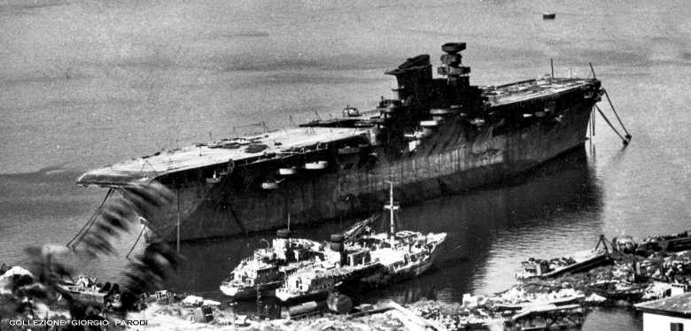 Итальянский авианосец второй мировой войны