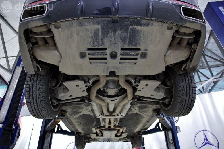 Днище мерседес glk 220