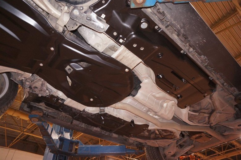 Защита днища автомобиля